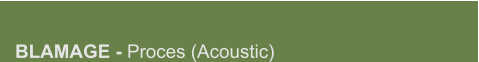 BLAMAGE - Proces (Acoustic)