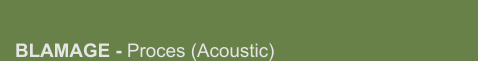 BLAMAGE - Proces (Acoustic)